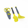 Colourworks Brights Set with Slotted Turner, Edgekeeper Scissors and "The Swip" - Green