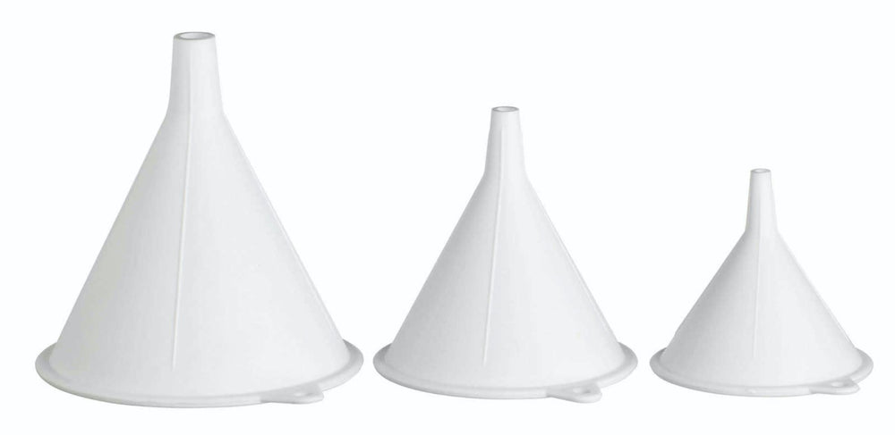KitchenCraft Set of 3 Polypropylene Food Safe Funnels image 1