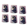 Set of 6 Maxwell & Williams Pete Cromer Owl Egg Cups image 1