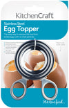 KitchenCraft Stainless Steel Egg Topper image 1