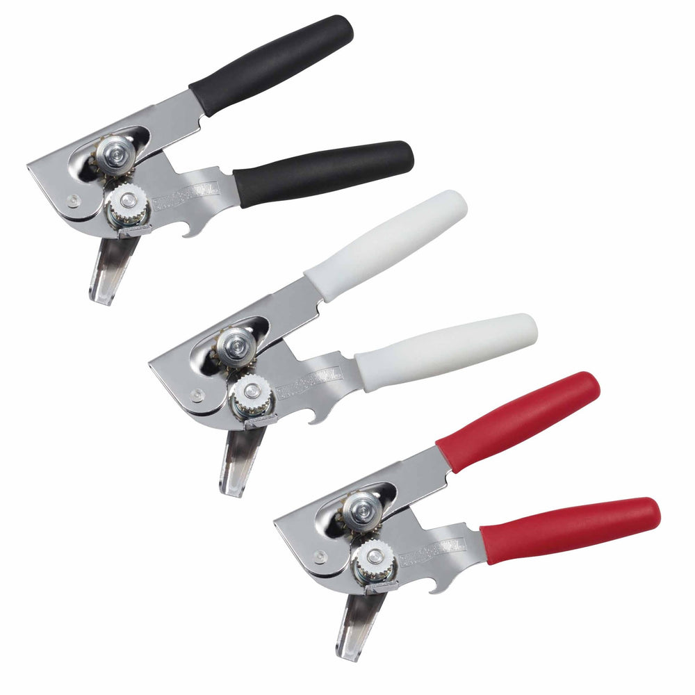 Swing-A-Way Assorted Black, White or Red Comfort Grip Portable Can Opener image 1