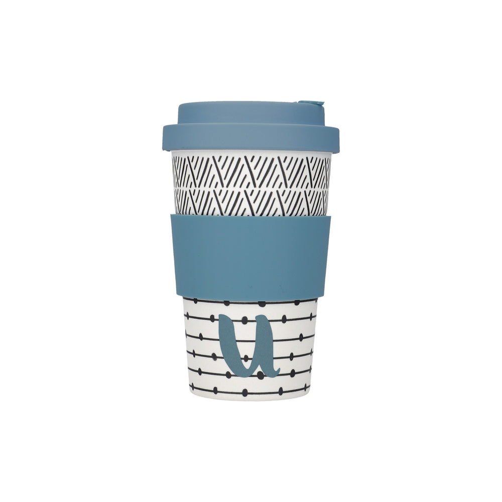 KitchenCraft 410ml Bamboo A to Z Letter 