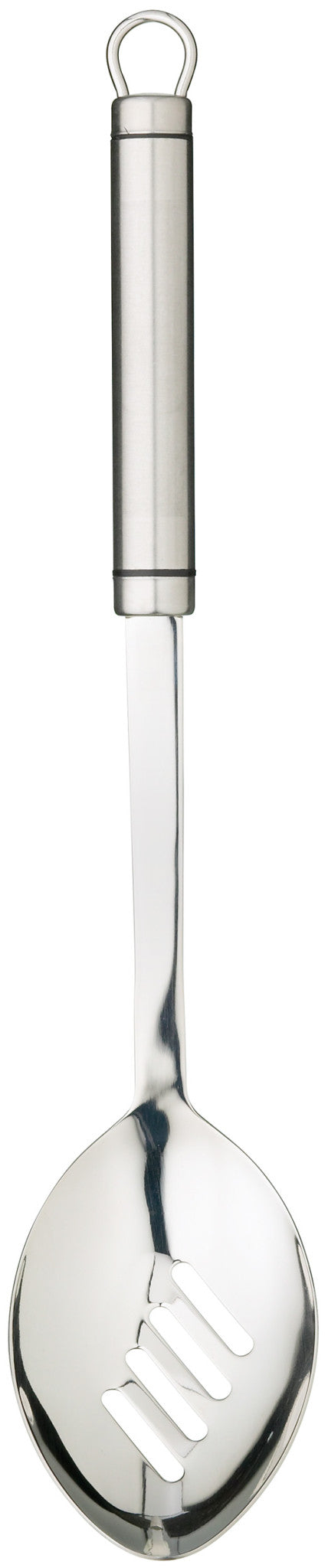 KitchenCraft Oval Handled Professional Stainless Steel Slotted Spoon image 1