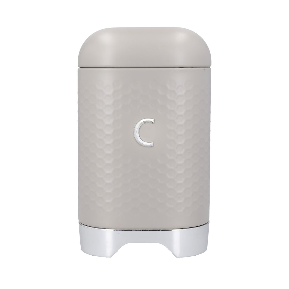 KitchenCraft Lovello Textured Latte Cream Coffee Canister image 1