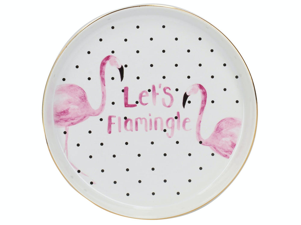 Creative Tops Ava & I Flamingo Round Trinket Dish image 1