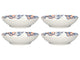 Victoria And Albert Rococo Silk Set Of 4 Pasta Bowls