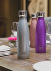 BUILT 500ml Double Walled Stainless Steel Water Bottle Silver Glitter image 4