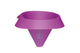Colourworks Brights Purple Silicone Roll and Fold Funnel