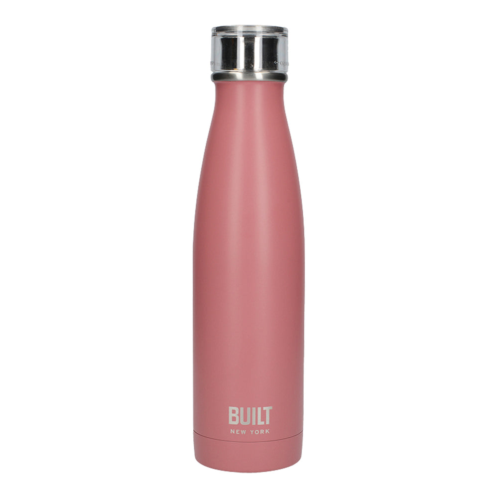 Built 500ml Double Walled Stainless Steel Water Bottle Pink image 1