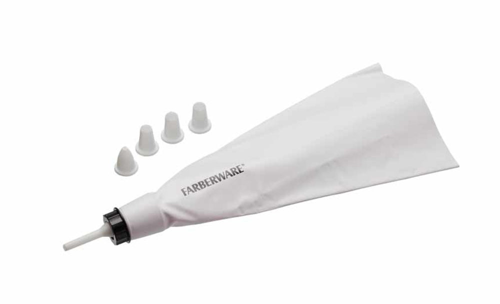 Farberware Classic Cake Decorating Set with Piping Bag and Nozzles, Plastic (7 Pieces) image 1
