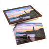 Creative Tops Photographic Lighthouse Set With Pack of 6 Placemats and Lap Tray image 1