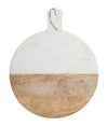 MasterClass Gourmet Prep & Serve Wood & Marble Paddle Board image 1
