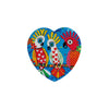 Maxwell & Williams Love Hearts Ceramic 10cm Chatter Square Coaster image 1