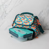 BUILT Retro 6 L Lunch Bag and Retro 1 L Lunch Box with Cutlery Set