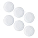 Set of 6 KitchenCraft Porcelain Plain White Espresso Saucers