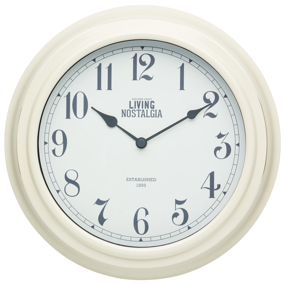 Living Nostalgia Antique Cream Wall Clock image 1
