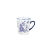 London Pottery Blue Rose Coffee Mug - Ceramic, Almond Ivory / Blue, 300 ml image 1