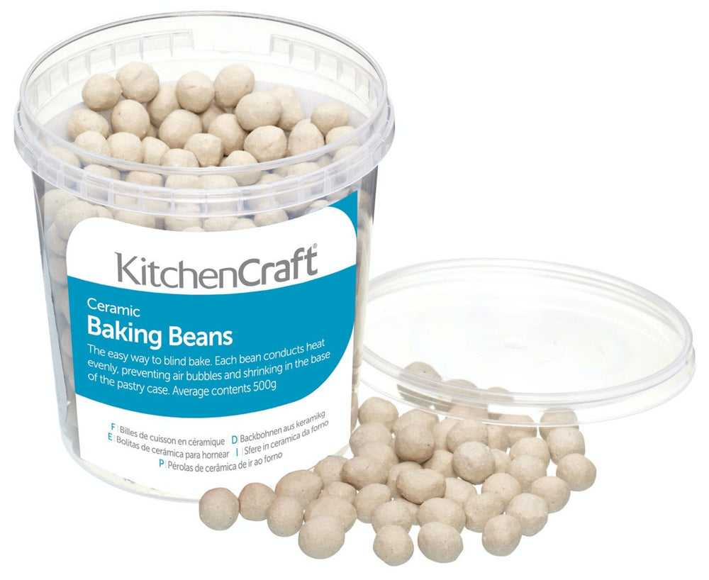 KitchenCraft Tub of Ceramic Baking Beans (500g) image 1