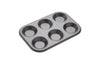 MasterClass Non-Stick 6 Hole Shallow Baking Pan image 1