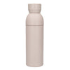 BUILT Planet Bottle, 500ml Recycled Reusable Water Bottle with Leakproof Lid - Pale Pink