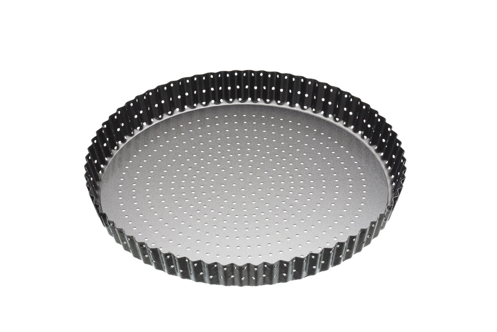 MasterClass Crusty Bake Non-Stick Fluted Round Flan / Quiche Tin, 28cm image 1