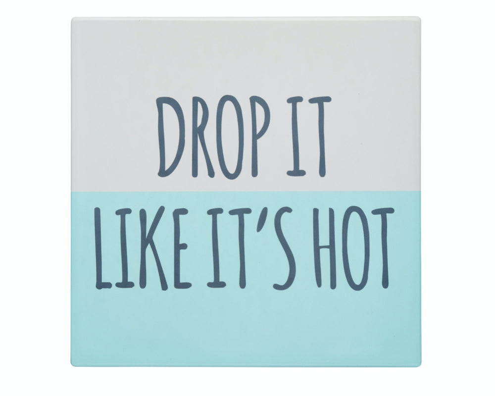 KitchenCraft Square Trivet with Humorous 