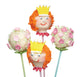 Sweetly Does It Pack of 60 Plastic Coloured Cake Pop Sticks - 15cm