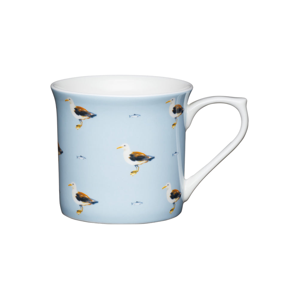 KitchenCraft Fluted China Seagull Mug image 1