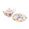 Maxwell & Williams Tea's & C's Contessa Set with 500 ml Teapot and Round Trivet - Rose image 1