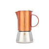 La Cafetière 4 Cup Copper Stovetop Espresso Maker - Stainless Steel, Gift Boxed image 1