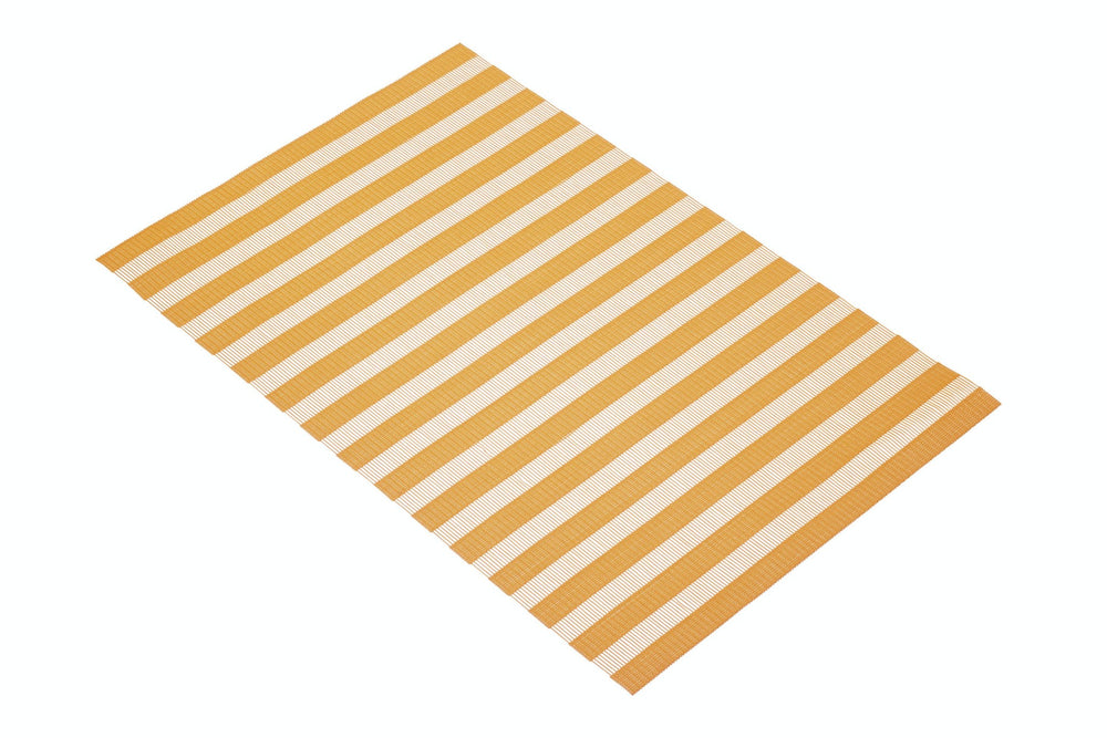KitchenCraft Woven Orange Stripe Placemat image 1
