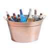 BarCraft Large Copper Champagne Bucket, Steel