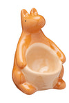 KitchenCraft Ceramic Kangaroo-Shaped Novelty Egg Cup image 1