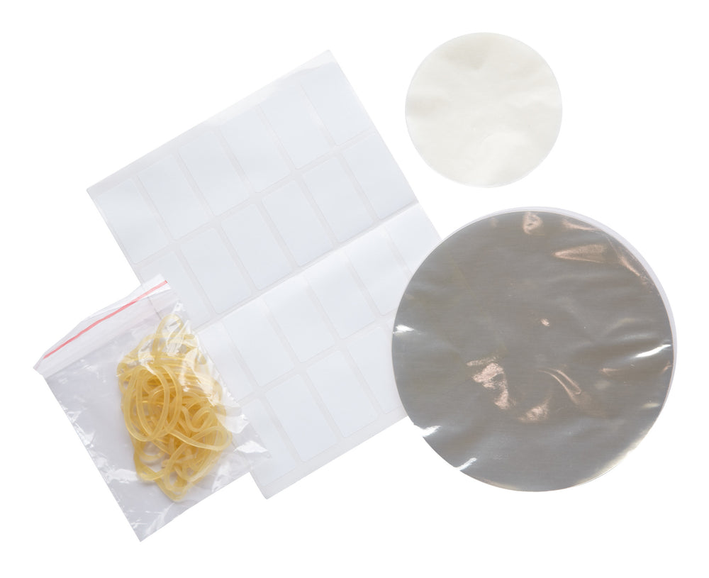 Home Made Pack of 24 Jam Jar Cover Kit image 1