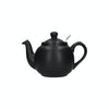 London Pottery Farmhouse 2 Cup Teapot Matt Black image 1