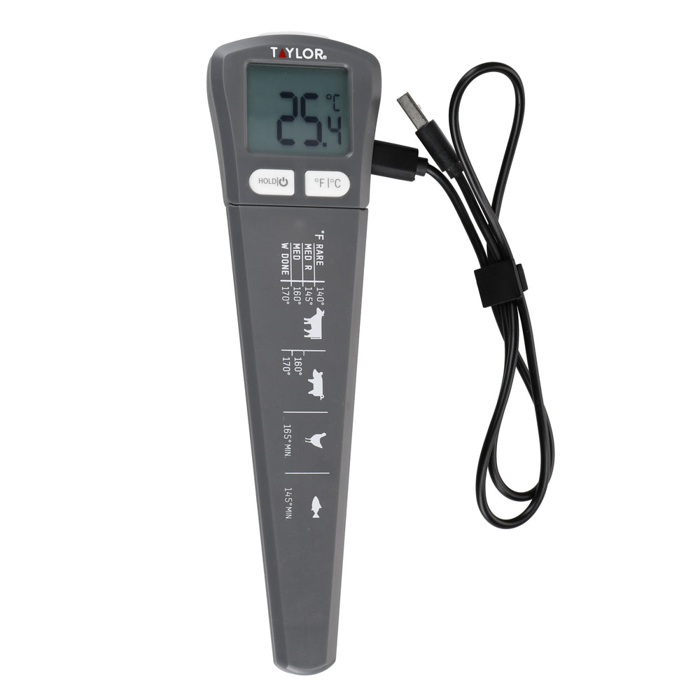 Taylor USB Rechargeable Digital Thermometer - 1 Each
