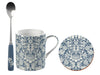 Victoria And Albert Sunflower Can Mug, Spoon And Coaster Set