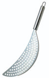 KitchenCraft Stainless Steel Crescent Shaped Pan Drainer image 1