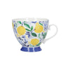 KitchenCraft China Sweet Lemon 400ml Footed Mug image 1