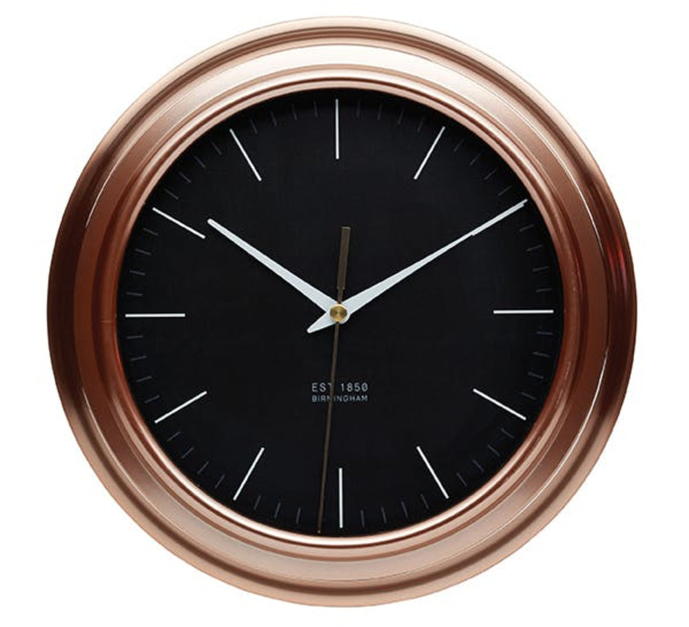 KitchenCraft Copper Effect Clock image 1