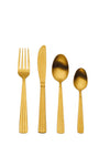 Mikasa Gold-Coloured Cutlery Set in Gift Box, Stainless Steel, 16 Pieces (Service for 4) image 1
