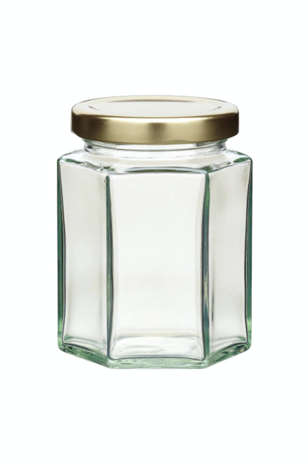 Home Made 227ml Hexagonal Jar with Twist-off Lid image 1