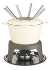 MasterClass Cast Iron Enamelled Cream Fondue Set image 1