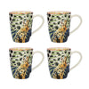 Set of 4 Mikasa Drift Cheetah Bullet Mugs image 1