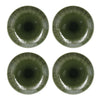 Mikasa Jardin Stoneware Dinner Plates, Set of 4, 27cm, Green image 1