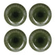 Mikasa Jardin Stoneware Dinner Plates, Set of 4, 27cm, Green