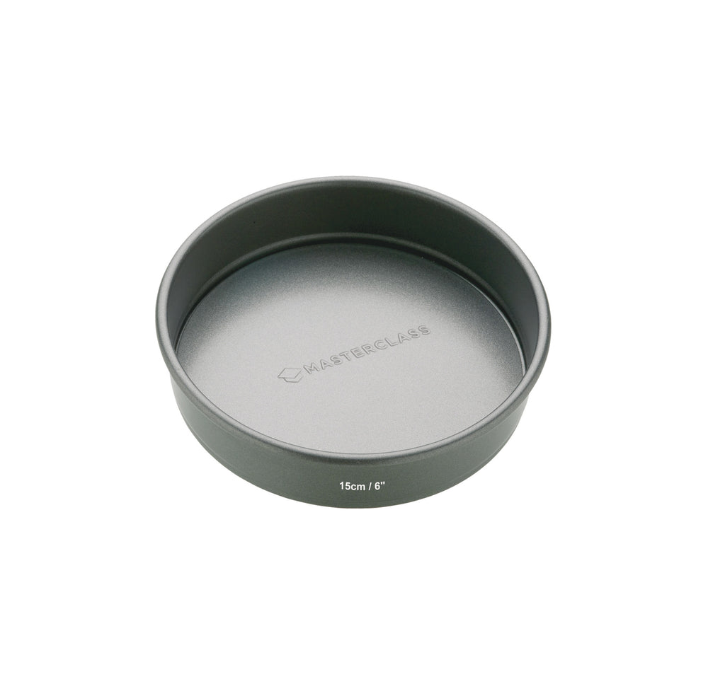 Set of 2 MasterClass Non-Stick 15cm Loose Base Sandwich Pans image 1