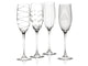 Mikasa Cheers Set Of 4 Flute Glasses