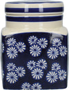 London Pottery Ceramic Canister Small Daisies image 1