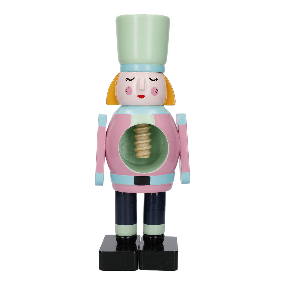 KitchenCraft The Nutcracker Collection Wooden Female Nutcracker image 1